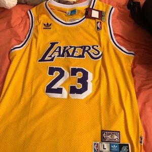 lebron lakers throwback jersey